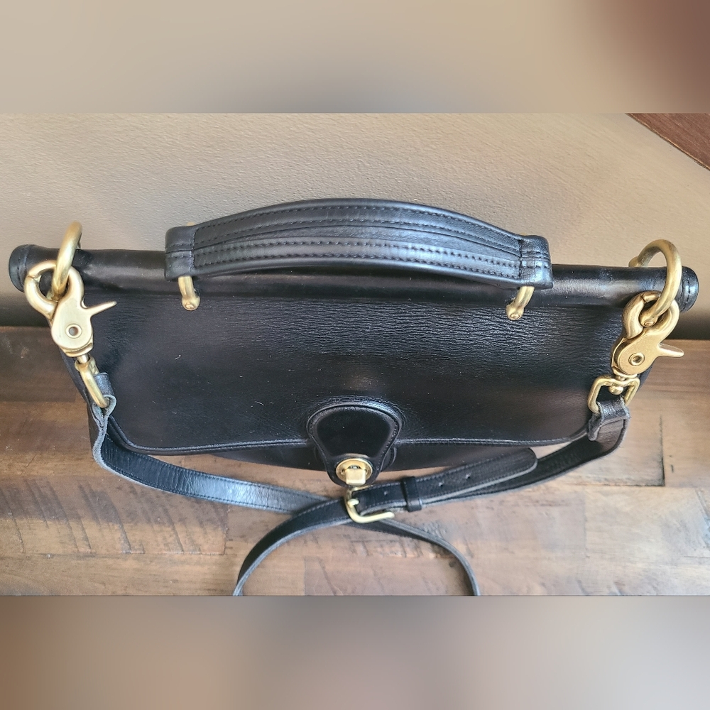 Vintage Coach Willis 9927 Black Leather - Picture 4 of 16
